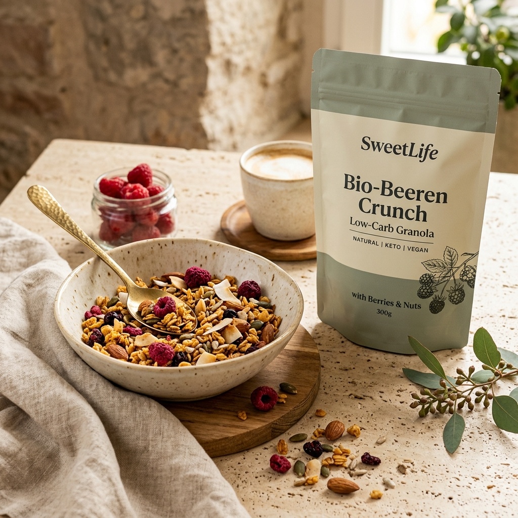 Bio-Beeren Crunch Low-Carb Granola